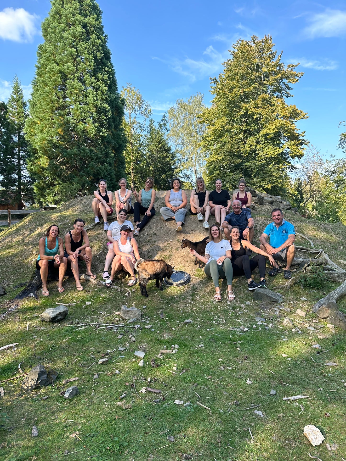 Yoga inmitten der Natur
